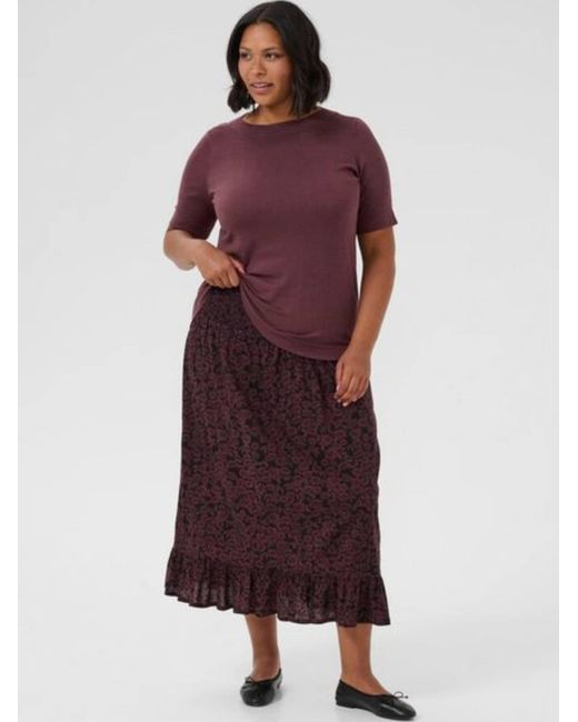 Kaffe Purple Pullover Lizzy
