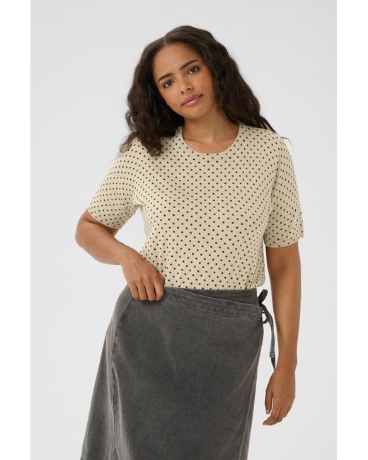 Kaffe White Pullover Lizzy