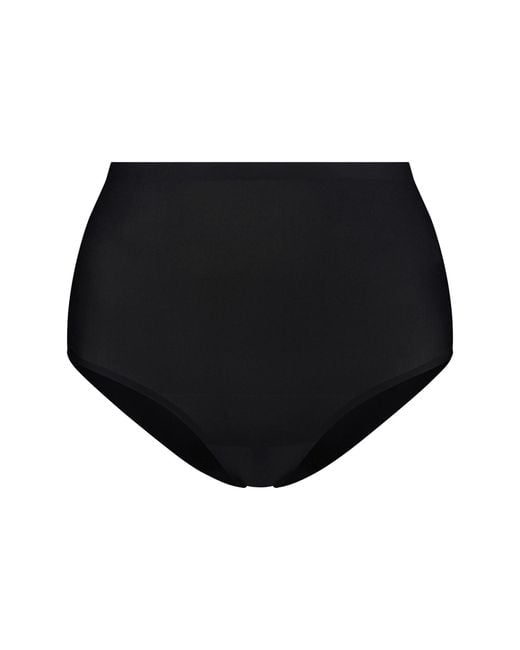 Bye Bra Black Shapingslip Uni Stretch High Brief