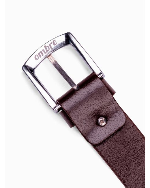 Ombre Gürtel A852 in Black für Herren
