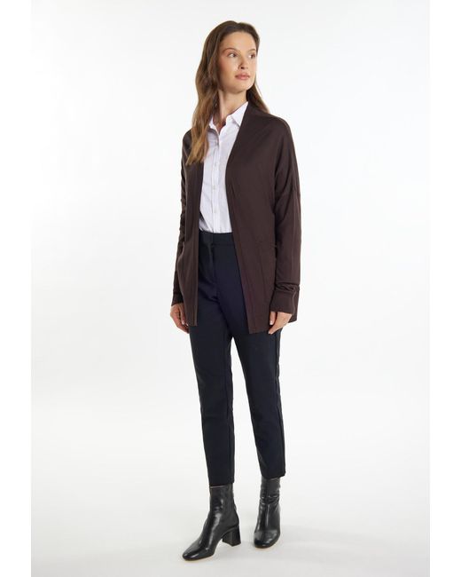 usha BLACK LABEL Brown Strickjacke 'Nowles'