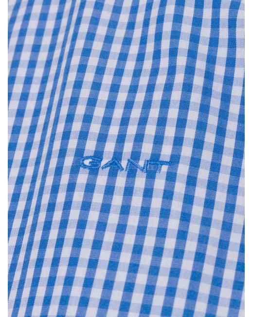 Gant Blue Hemdbluse