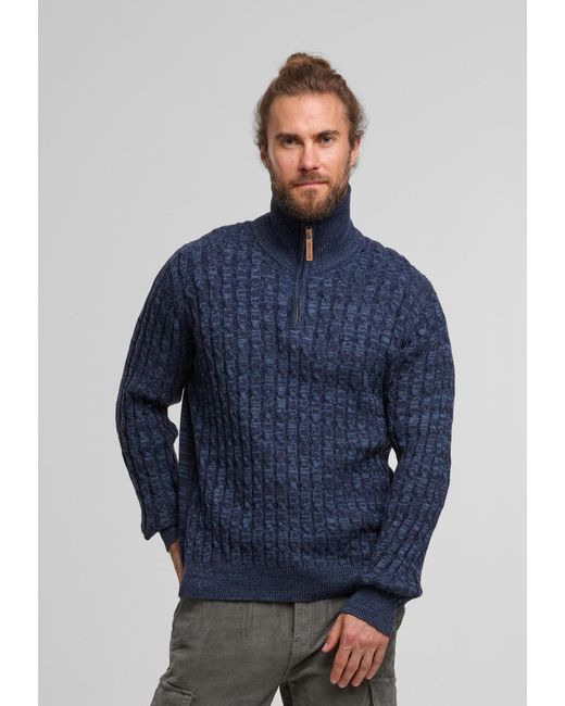 INDICODE Pullover Rufus in Blue für Herren
