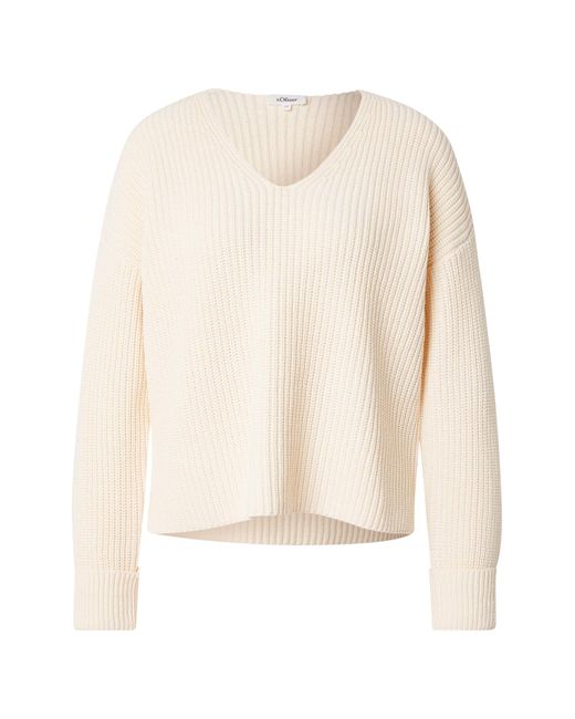 S.oliver White Pullover
