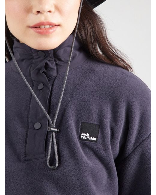 Jack Wolfskin Blue Sportpullover 'Sumetro'