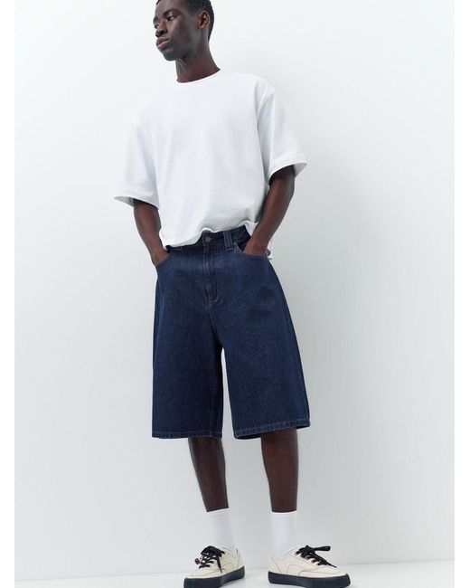 Pull&Bear Shorts in Blue für Herren