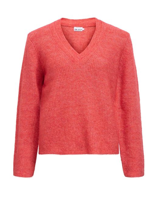 Object Red Pullover Objagate