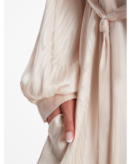 Ana Alcazar White Blusenkleid Zaria