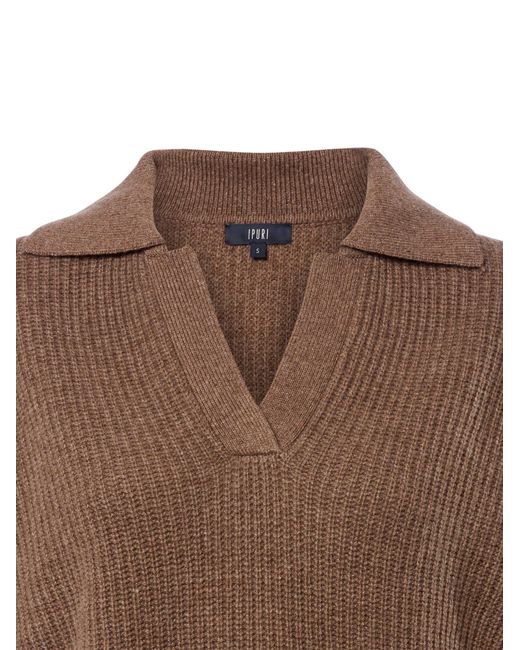 Ipuri Brown Strickpullover