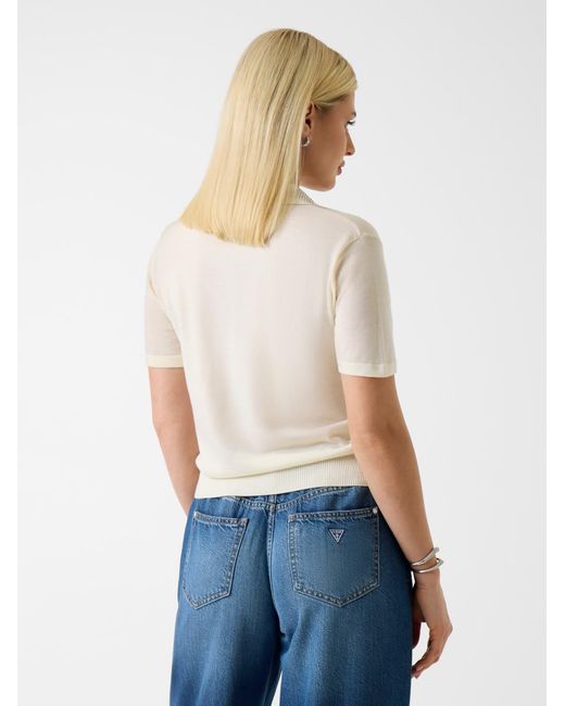 Guess White Pullover