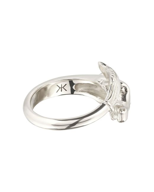 Kuzzoi Ring in White für Herren