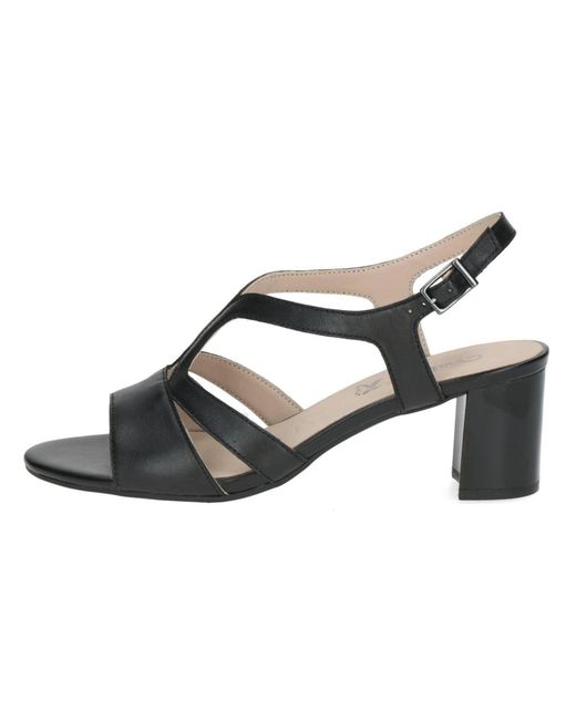 Caprice Black Sandale