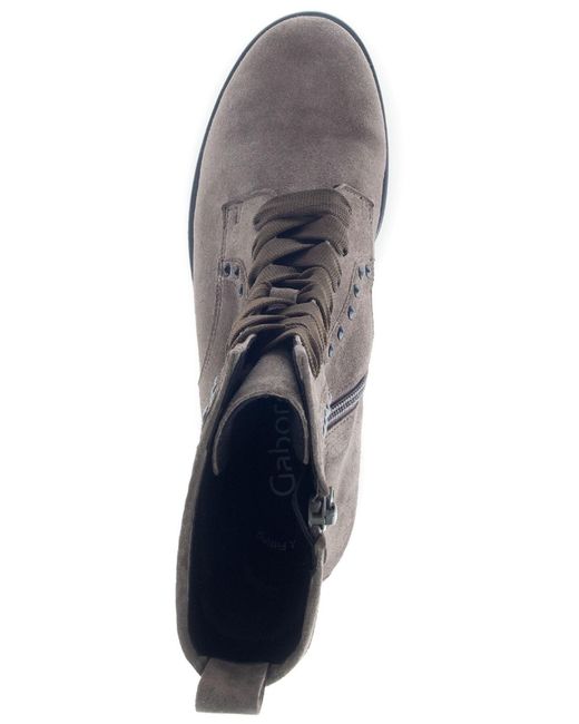Gabor Gray Schnürstiefelette