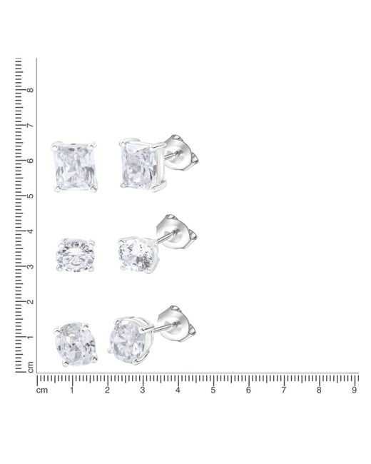 CELESTA White Ohrstecker Set