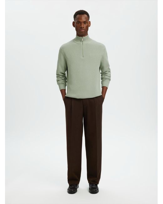 SELECTED Pullover Slhdane in Green für Herren