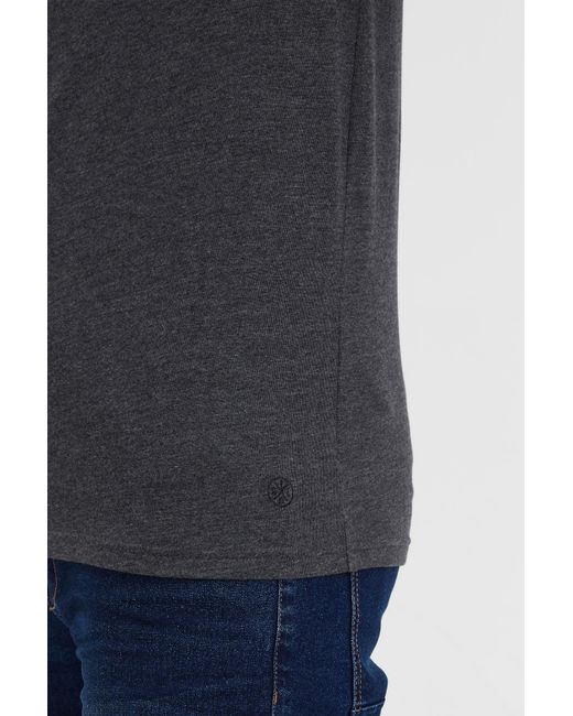 Solid Shirt Sascha in Black für Herren
