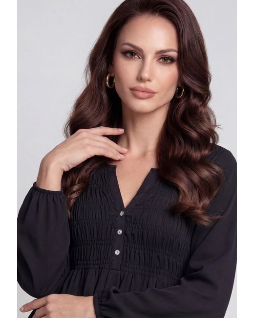 faina Black Bluse