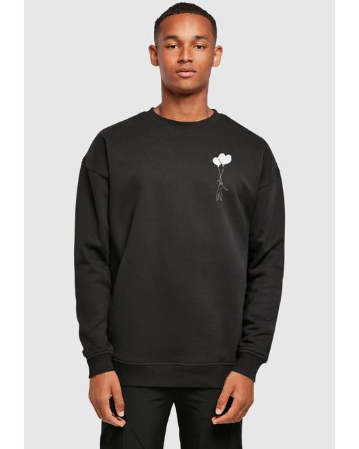 Merchcode Sweatshirt Love in Black für Herren