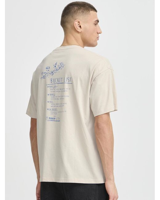 Solid T-Shirt Sdorrick in White für Herren