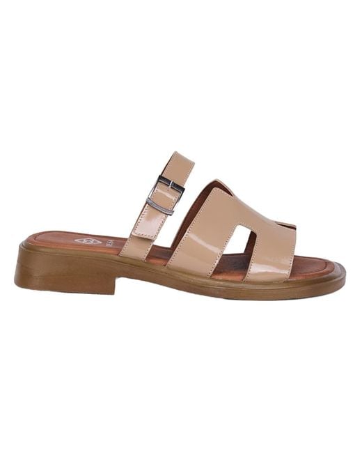 Desa Brown Pantolette Folien