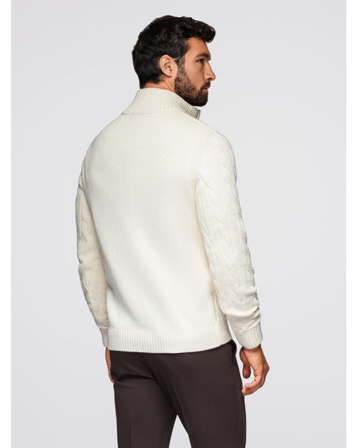 Ombre Pullover in White für Herren