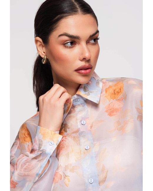 Ombre Blue Bluse Sh-E0028