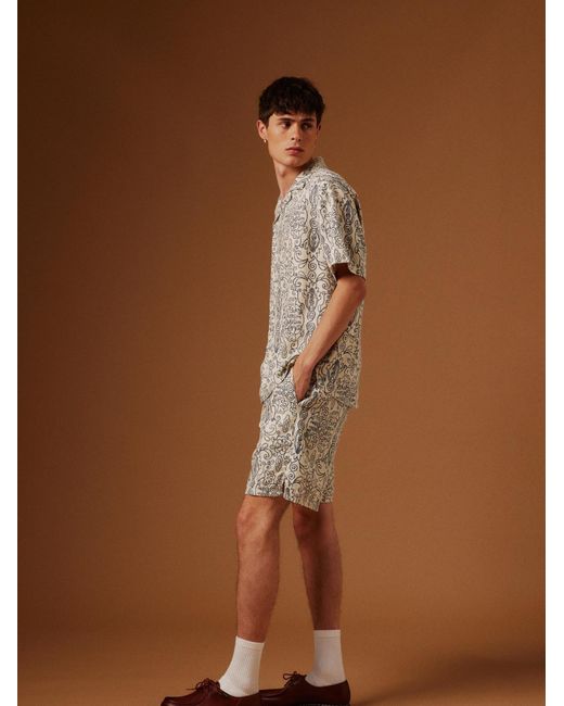 Solid Leinenhose Sdliam in Natural für Herren
