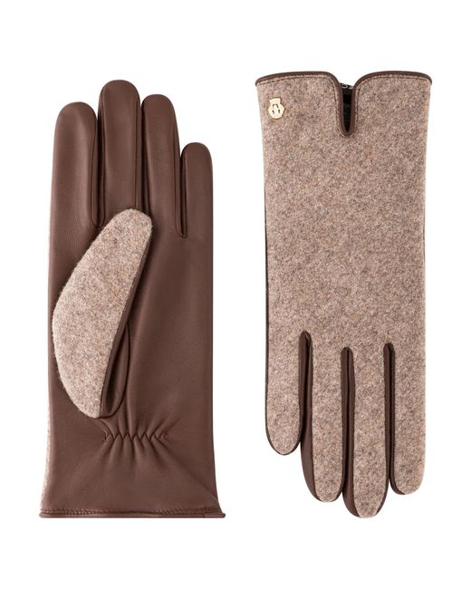 Roeckl Brown Lederhandschuhe Grünwald