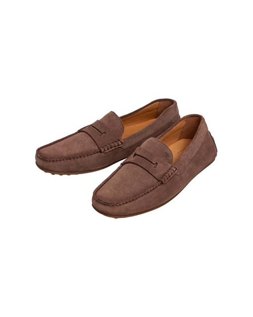 Hackett Mokassin Driver Saddle in Brown für Herren