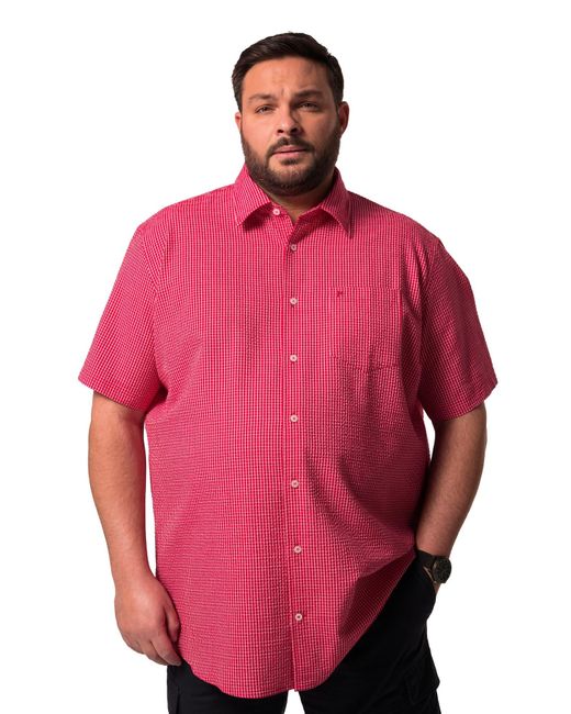Men Plus Hemd in Pink für Herren