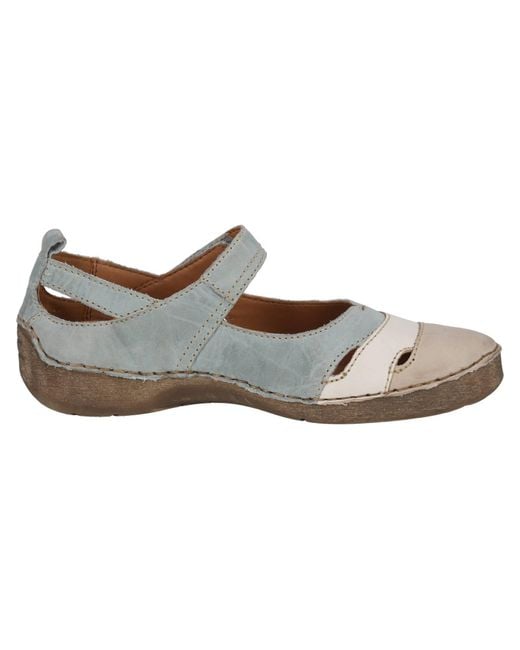 Josef Seibel Gray Riemchenballerina Fergey