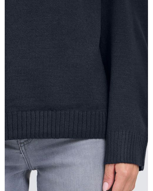Oxmo Blue Strickpullover