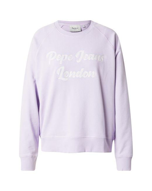 Pepe Jeans Purple Sweatshirt 'Alison'