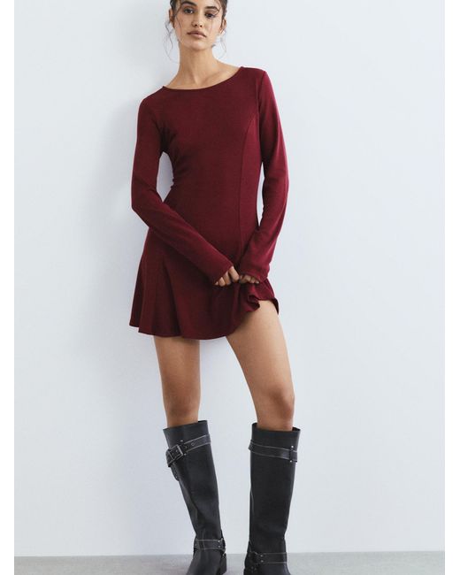 Pull&Bear Red Kleid