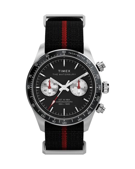 Timex Uhr Waterbury Heritage in Black für Herren