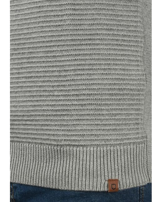 INDICODE Pullover Richard in Gray für Herren