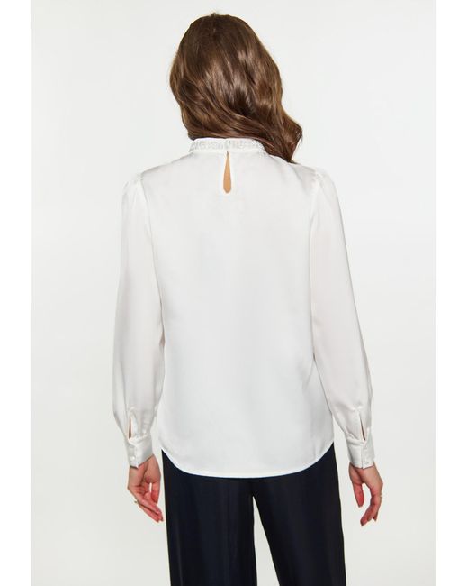 faina White Bluse