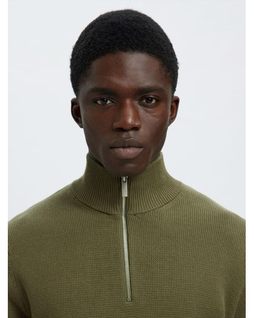 SELECTED Pullover Slhdane in Green für Herren