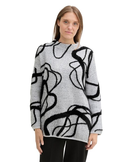 Tom Tailor Gray Pullover