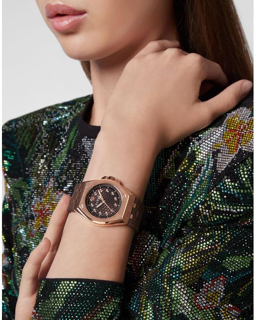 Philipp Plein Black Plein Extreme Lady Damen Armbanduhr Pwjaa0422