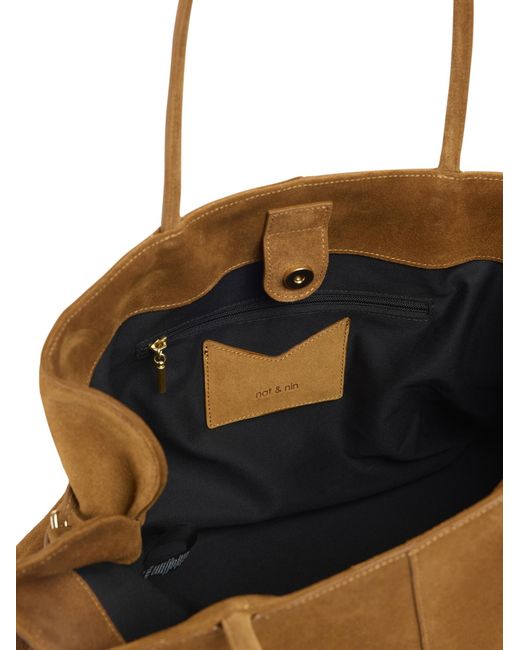 Nat & Nin Brown Shopper Pablo