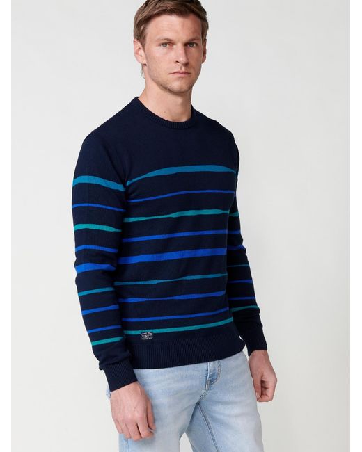 Koröshi Pullover in Blue für Herren