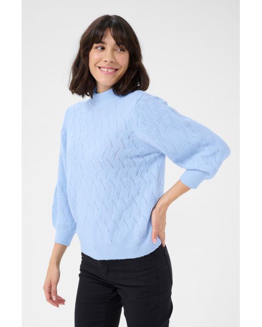 Kaffe Blue Pullover Rita
