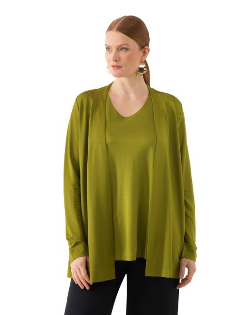Ulla Popken Green Strickjacke