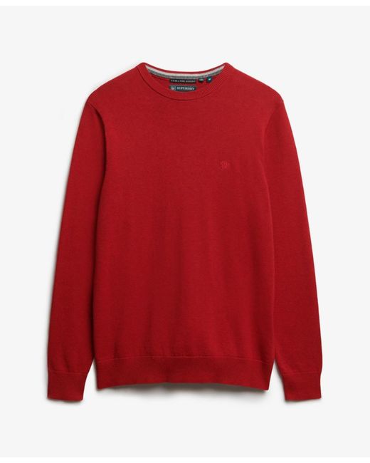 Superdry & Co Pullover Essentials in Red für Herren