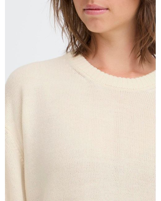 Oxmo White Strickpullover