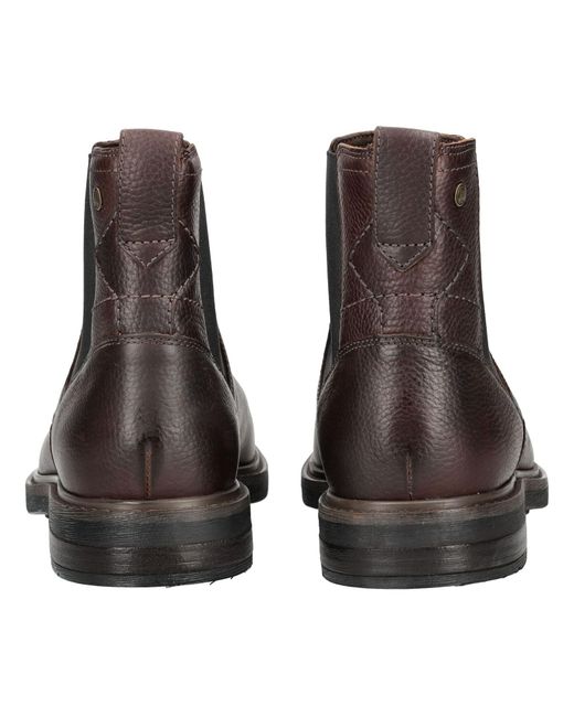Clarks Leder/Textil Stiefelette in Brown für Herren