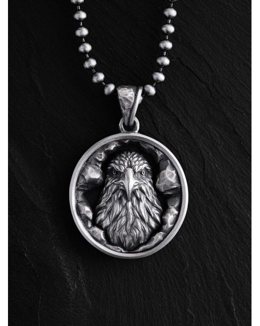 REYTEL Anhänger Eagle in Metallic für Herren