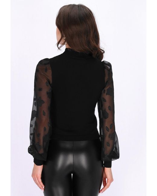faina Black Pullover
