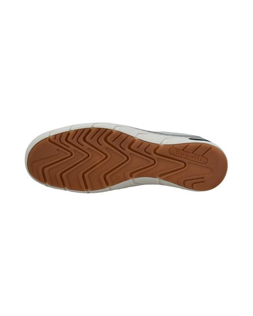 Bugatti Schnürschuh in Metallic für Herren